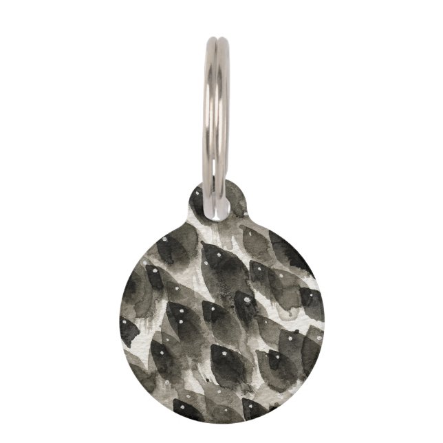 Fischsturm Haustiermarke (Vorderseite)