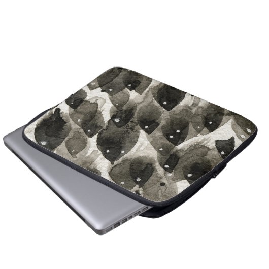 Fischsturm Laptopschutzhülle (Vorne Knopf)