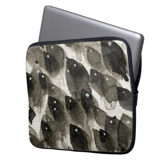 Fischsturm Laptopschutzhülle (Vorderseite Links)