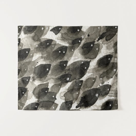 Fischsturm Wandteppich (Vorderseite (Horizontal))