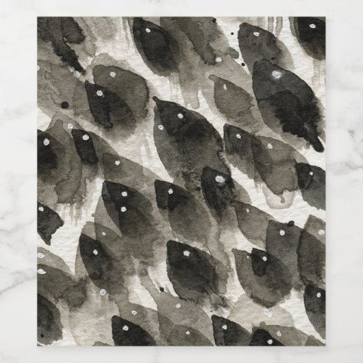 Fischsturm Weinetikett (Einzelnes Label)