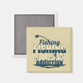 : Fischsucht Magnet (Vorderseite/Rückseite)