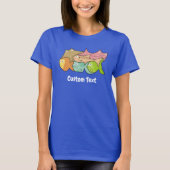 Fischt Cartoon T - Shirt (Vorderseite)