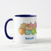 Fischt Cartoon-Tasse Tasse (Links)