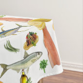 Fischtablette Tischdecke (Beispiel)