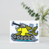 Fischtank Postkarte (Stehend Vorderseite)
