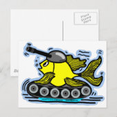 Fischtank Postkarte (Vorne/Hinten)