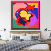 Fischteich Leinwanddruck (Insitu (Schlafzimmer))