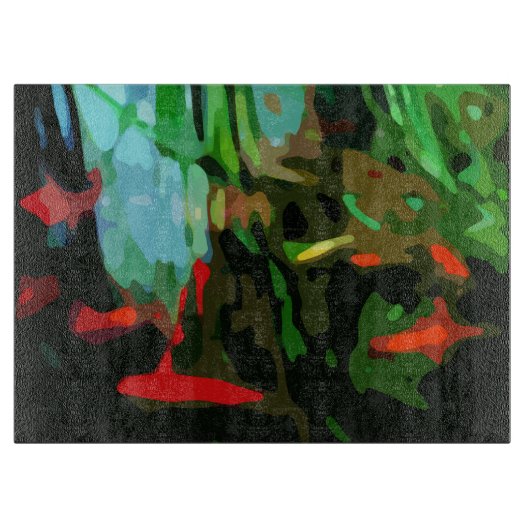 Fischteich Schneidebrett (Vorderseite)