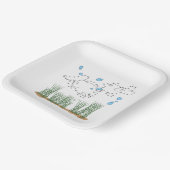 Fischteich verbindet die Punkte Pappteller (Gewinkelt)