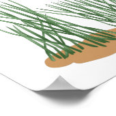 Fischteich verbindet die Punkte Poster (Ecke)