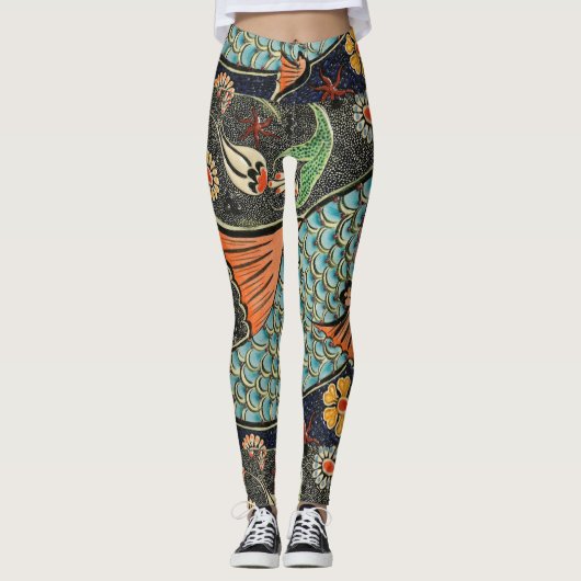 Fischteppich Leggings (Vorderseite)