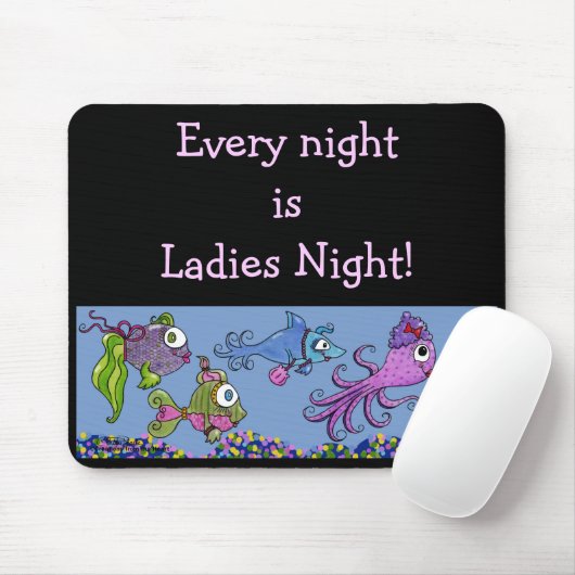 Fischteppich Mousepad (Mit Mouse)