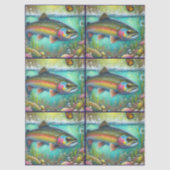 Fischteppich Seidenpapier (Vorderseite)