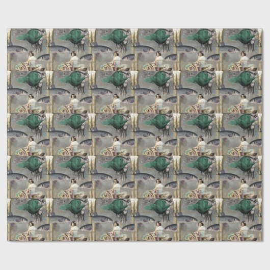 Fischteria Geschenkpapier (Flach)