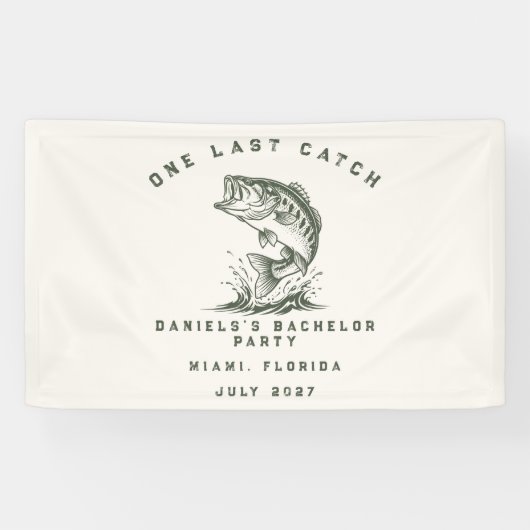 Fischthemen-Angebot für maßgeschneiderte Junggesel Banner (Horizontal)
