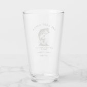 Fischthemen-Angebot für maßgeschneiderte Junggesel Glas (Rückseite)