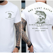 Fischthemen-Angebot für maßgeschneiderte Junggesel