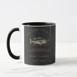 Fischthemen- Junggesellinnenabschied zum Angeln Tasse