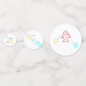 Fischtisch Confetti Konfetti (Rückseiten)