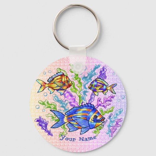 Fischtriade Schlüsselanhänger (Vorderseite)