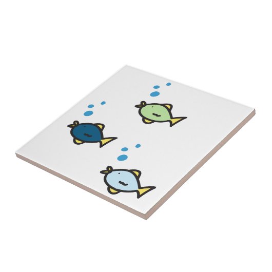 Fischtrio Fliese (Seite)