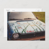 Fischwagen (verschwommen, sorry) postkarte (Vorne/Hinten)