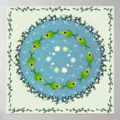 Fischwasser-Tanz Poster (Vorne)