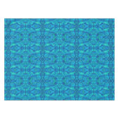 Fischwellen Unterwasser Bohemisches arabisches Mus Tischdecke (Vorderseite (Horizontal))