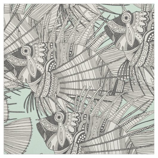 Fischwunder aquamarin stoff (Muster)
