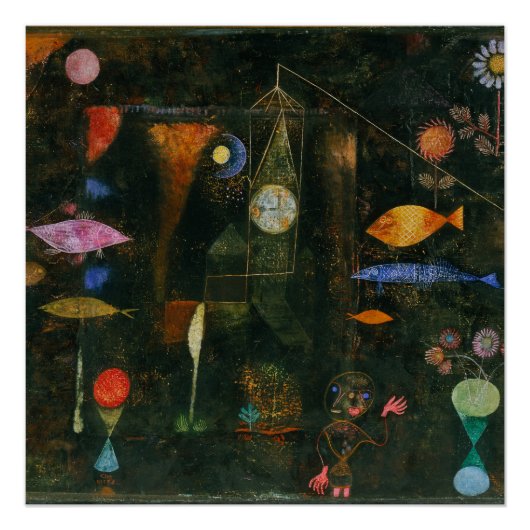 Fischzauber - Paul Klee Poster (Vorderseite)