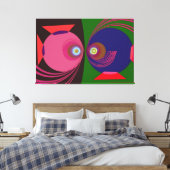 Fischzeichen Leinwanddruck (Insitu (Schlafzimmer))