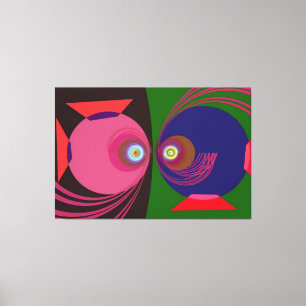 Fischzeichen Leinwanddruck