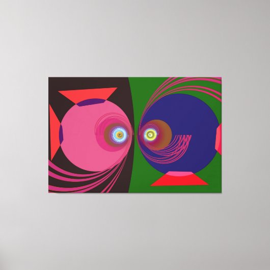 Fischzeichen Leinwanddruck (Vorderseite)