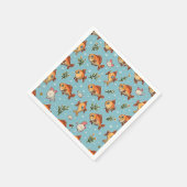 Fischzeichen Serviette (Ecke)