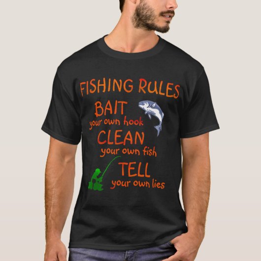Fischzeichnung T-Shirt (Vorderseite)