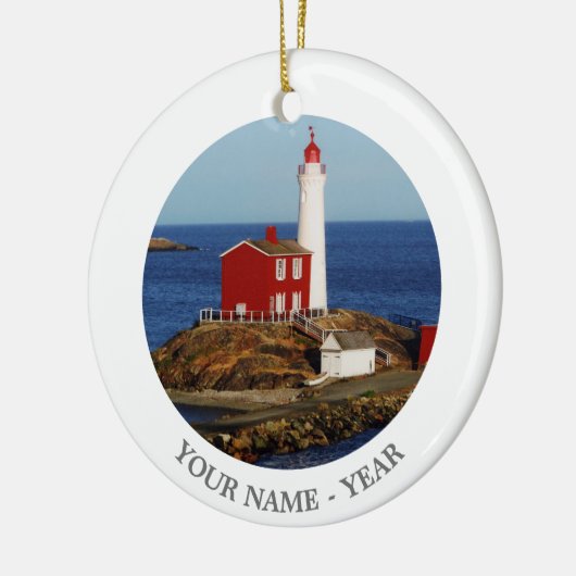Fisgard Leuchtturm Keramikornament (Links)