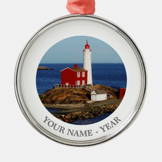 Fisgard Leuchtturm Ornament Aus Metall (Vorne)