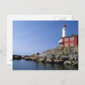 Fisgard Lighthouse in Fort Rodd Hill Postkarte (Vorne/Hinten)