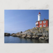 Fisgard Lighthouse in Fort Rodd Hill Postkarte (Vorderseite)