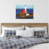 Fisgard Lighthouse Leinwanddruck (Insitu (Schlafzimmer))