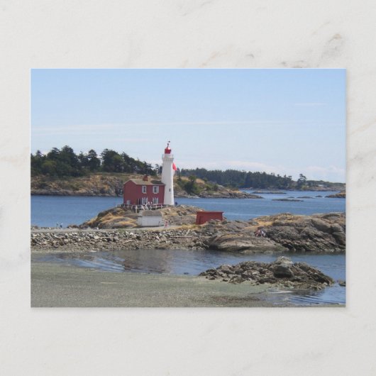 Fisgard Lighthouse Postkarte (Vorderseite)