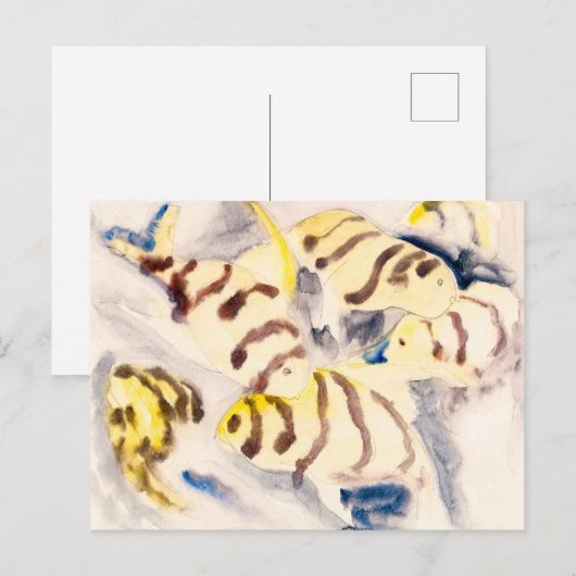 Fish 3 | Charles Demuth | Postkarte (Vorne/Hinten)