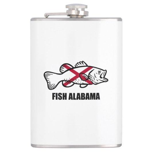 Fish Alabama Flachmann (Vorderseite)