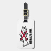 Fish Alabama Gepäckanhänger (Vorderseite vertikal)