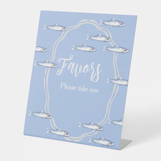 Fish and sea sockelschild (Vorderseite)