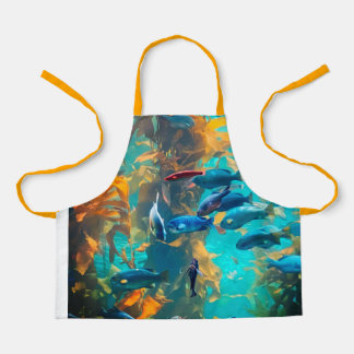 Fish and Seaweed Schürze