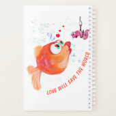 Fish and Worm Planner - Custom Text Planer (Rückseite)