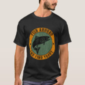 Fish Around &amp; Find Rainbow Trout Fly Fishing G T-Shirt (Vorderseite)