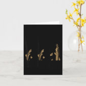 Fish Around And Find Trout Funny Fishing Fishermen Karte (Gelbe Blume)